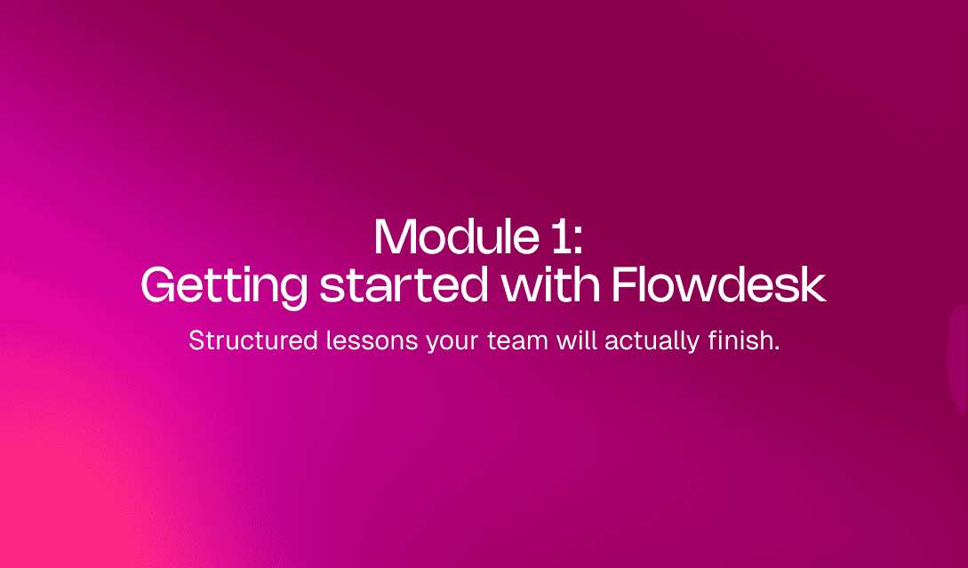 Training Module Videos
