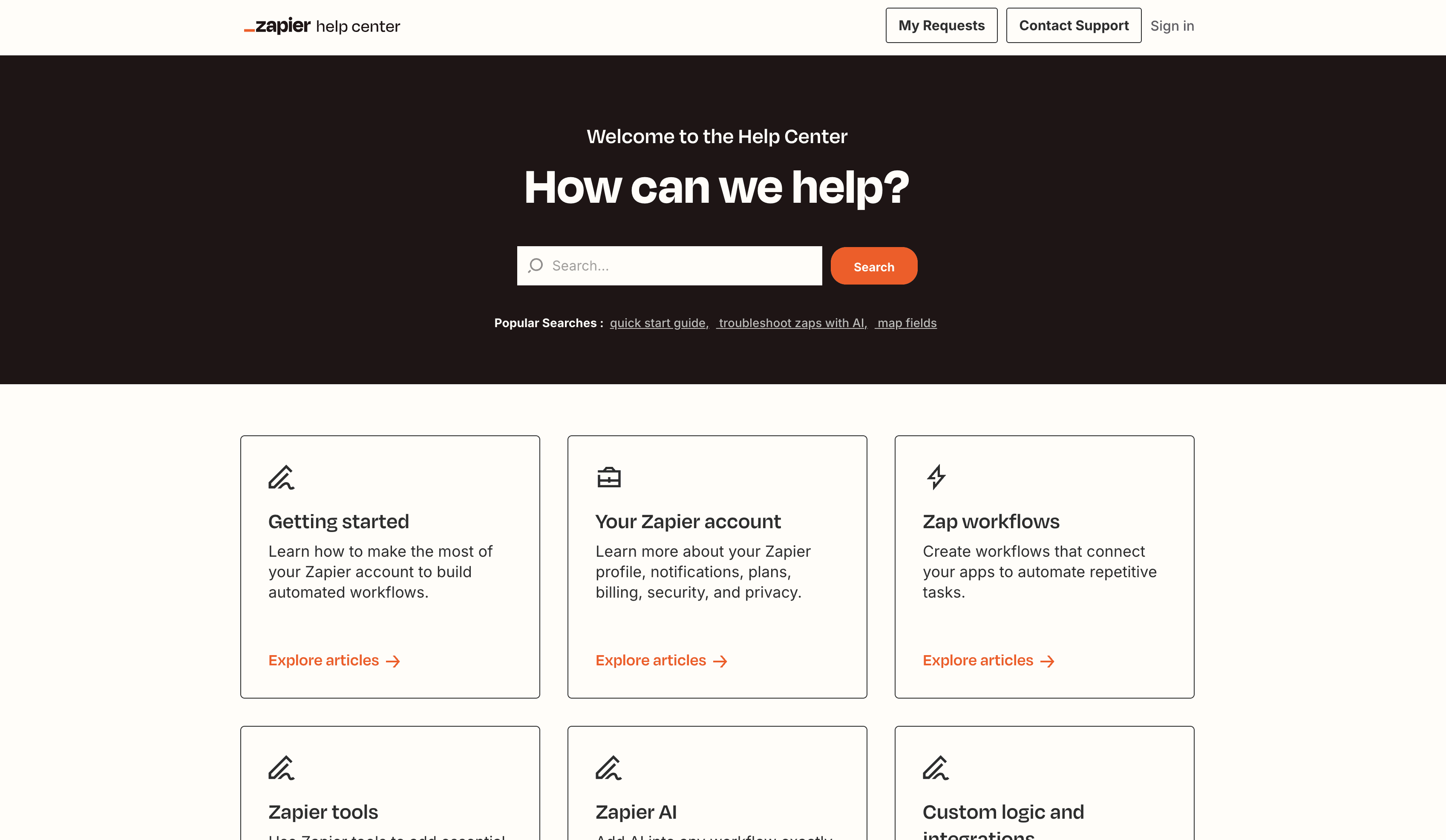 Zapier Help Center