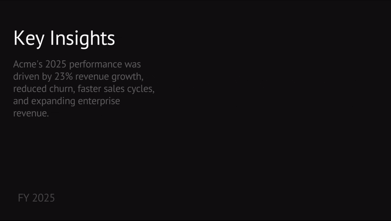 Animated Data & Metrics